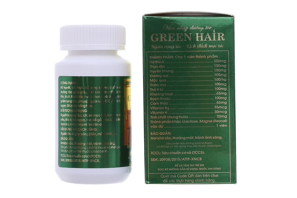 Thuốc mọc tóc Green Hair được kế thừa từ bài thuốc dân gian nào?

