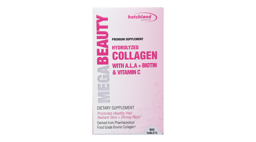 Hotchland Mega Beauty Collagen làm đẹp da, tóc, móng hộp 90 viên