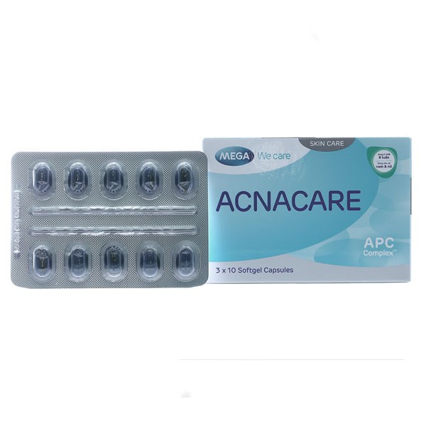 Acnacare hỗ trợ giảm mụn, viêm tuyến bã nhờn