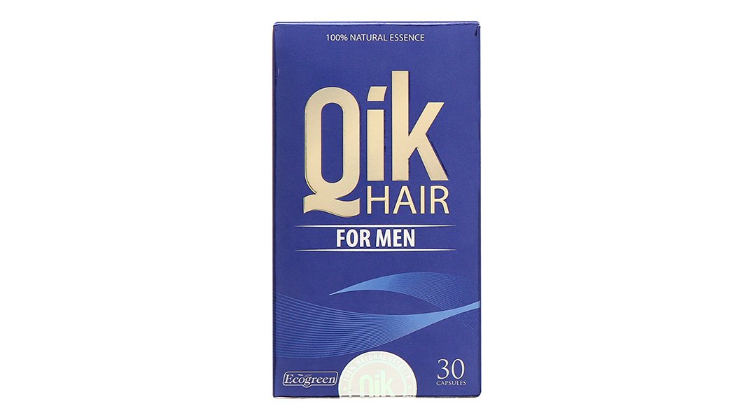 Thuốc Mọc Tóc Qik Hair For Men Cho Nam  lọ 30 viên mega3vn