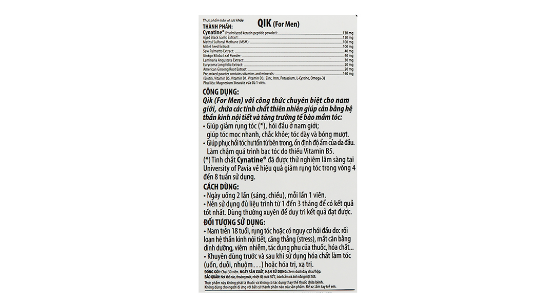 Thực phẩm bảo vệ sức khoẻ: Qik (For Women) - 10