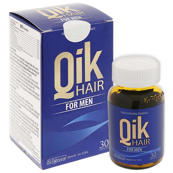 Mua Viên uống QIK HAIR cho Nam hỗ trợ giảm rụng mọc tóc chắc khỏe 15  viên tại ECO Official Store