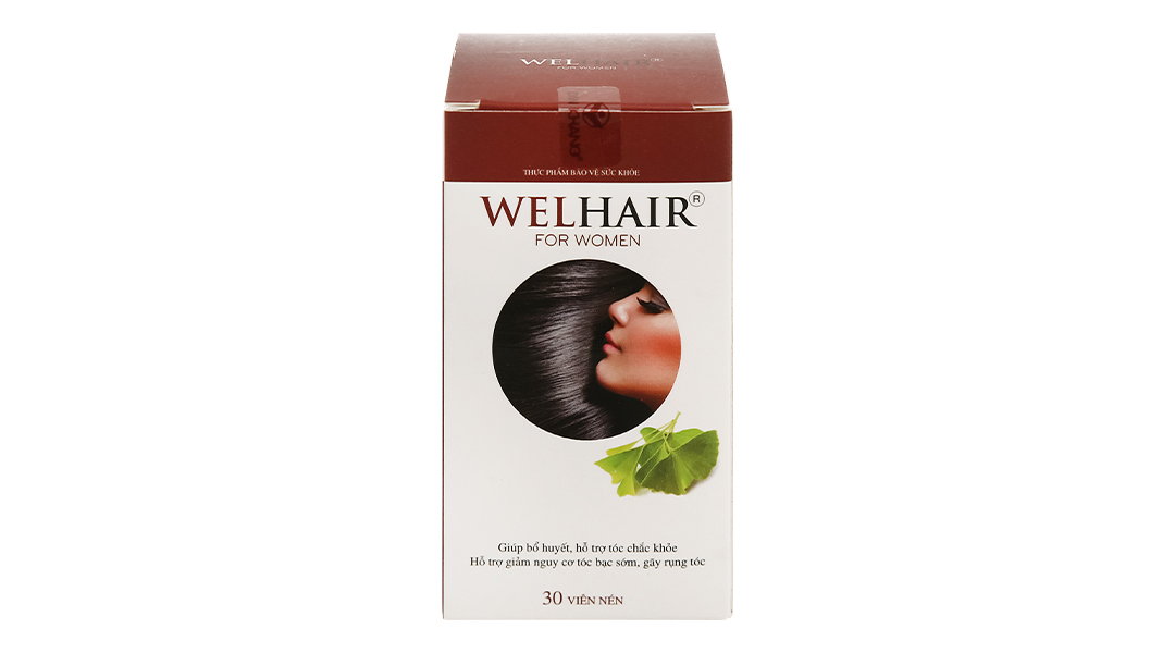 Welhair For Women giảm rụng tóc, tóc bạc sớm dành cho nữ