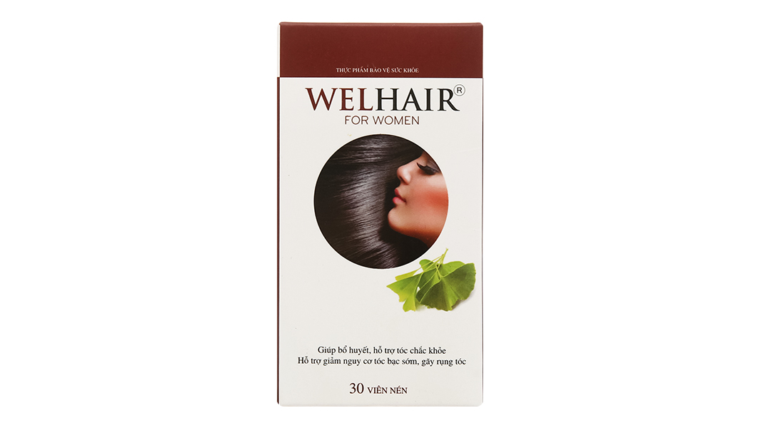 Welhair For Women giảm rụng tóc, tóc bạc sớm dành cho nữ