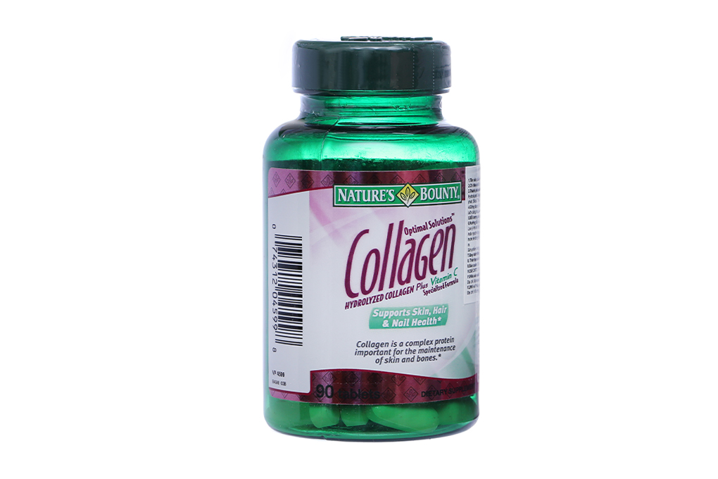 Nature's Bounty Collagen With Vitamin C làm đẹp da