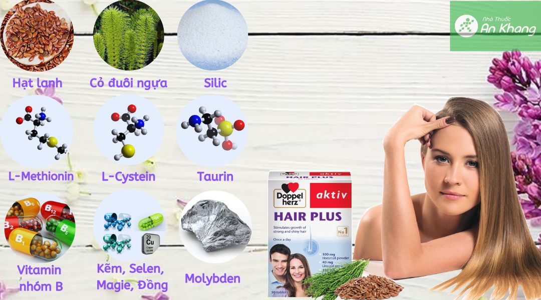 Thành phần Hair Plus thân thiện với sức khỏe người tiêu dùng Thành phần Hair Plus thân thiện với sức khỏe người tiêu dùng