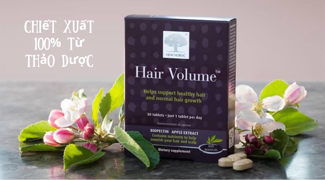 Hair Volume chiết xuất 100% thảo dược Hair Volume chiết xuất 100% thảo dược