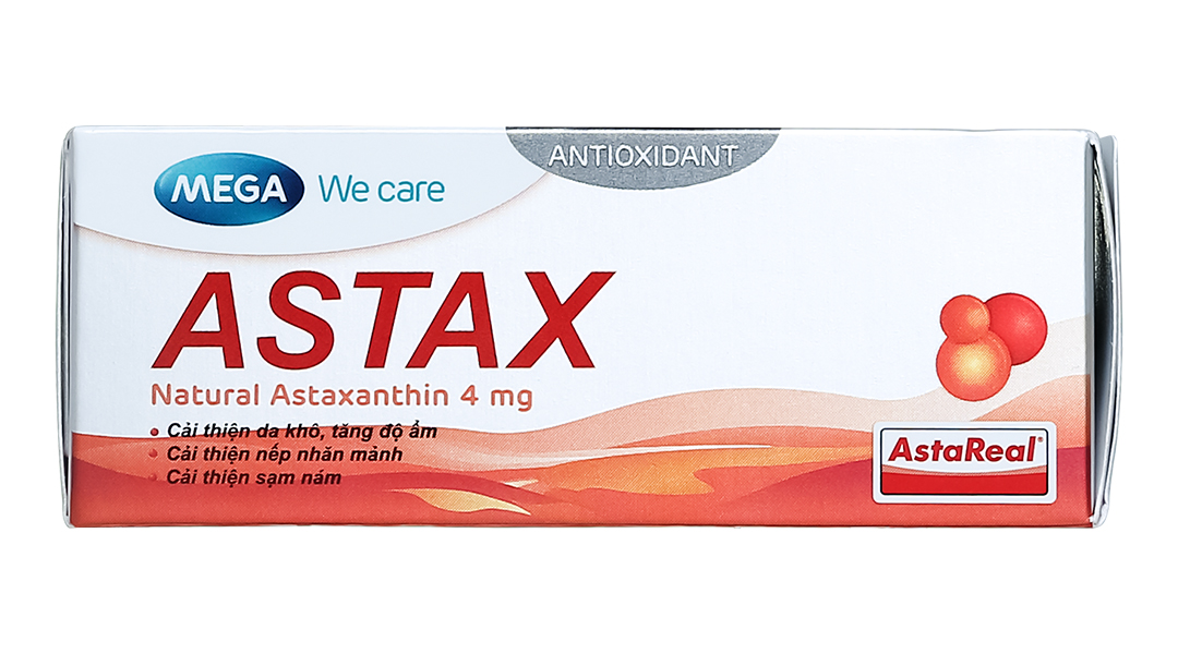 Astax tăng cường độ ẩm da, giảm nám