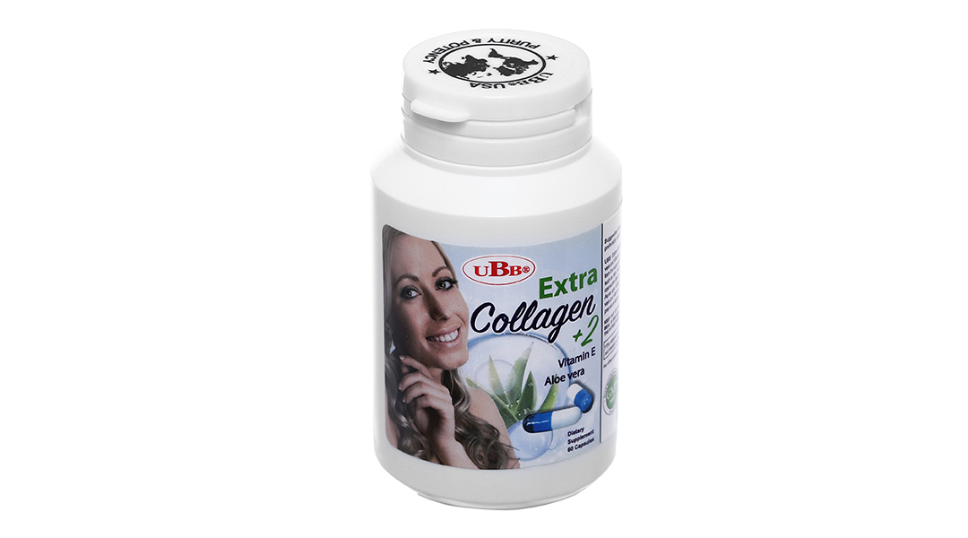UBB Extra Collagen+2 trợ làm đẹp da, tóc, móng