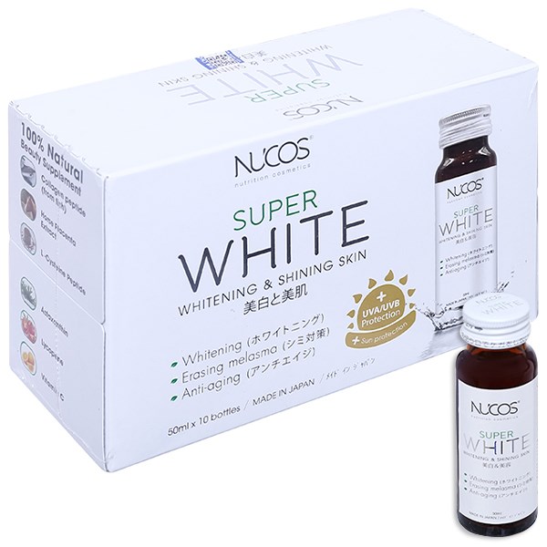 Nucos Super White hộp 10 lọ