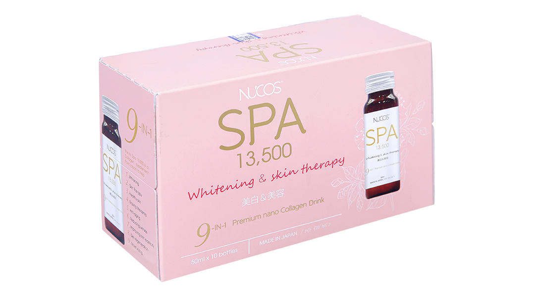 Nước uống Nucos Spa 13.500 hạn chế lão hóa, làm đẹp da