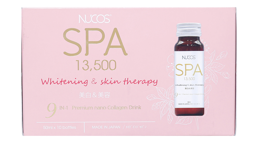 Nước uống Nucos Spa 13.500 hạn chế lão hóa, làm đẹp da