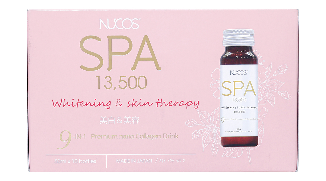 Nước uống Nucos Spa 13.500 hạn chế lão hóa, làm đẹp da