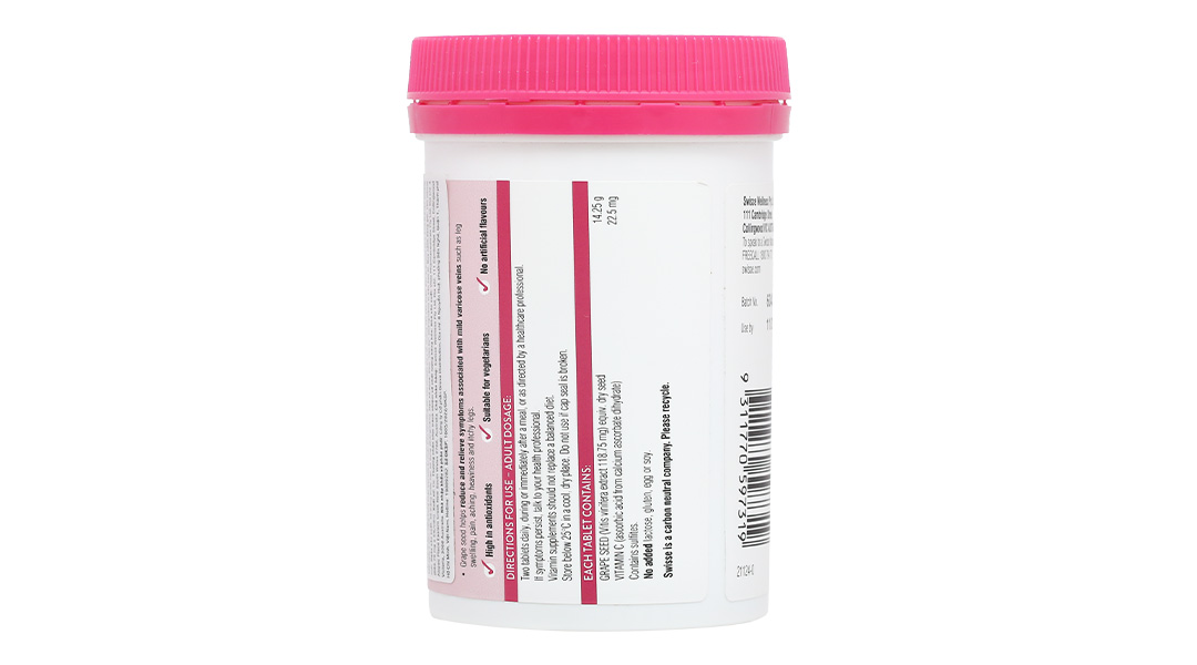 Swisse Beauty Grape Seed hỗ trợ hình thành collagen