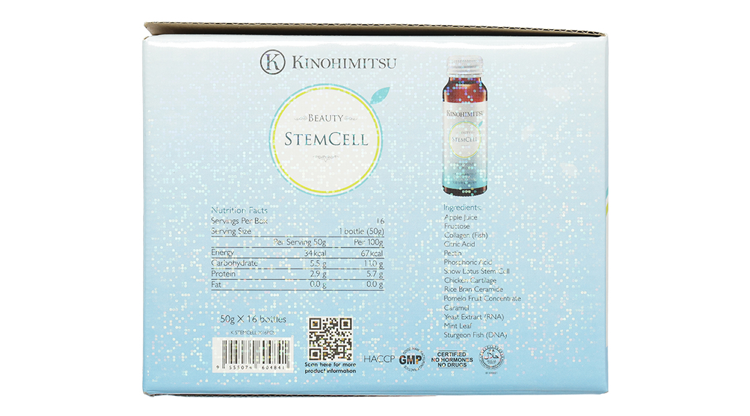 Nước uống Kinohimitsu Stem Cell hạn chế lão hóa da