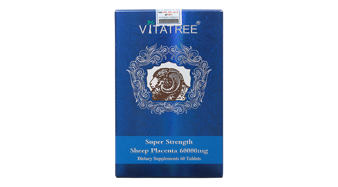Vitatree Sheep Placenta 60000mg giúp hạn chế lão hóa da