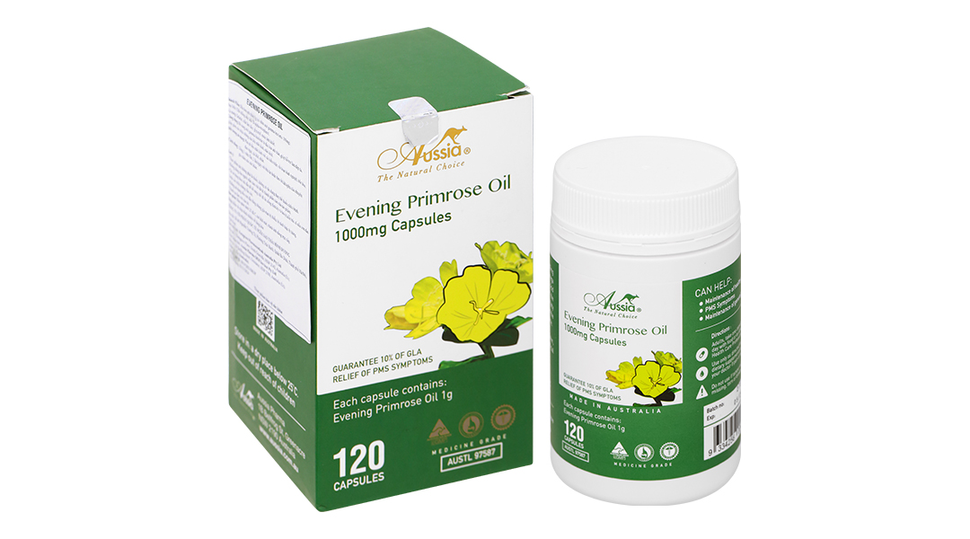 Aussia Evening Primrose Oil 1000mg hỗ trợ làm đẹp da