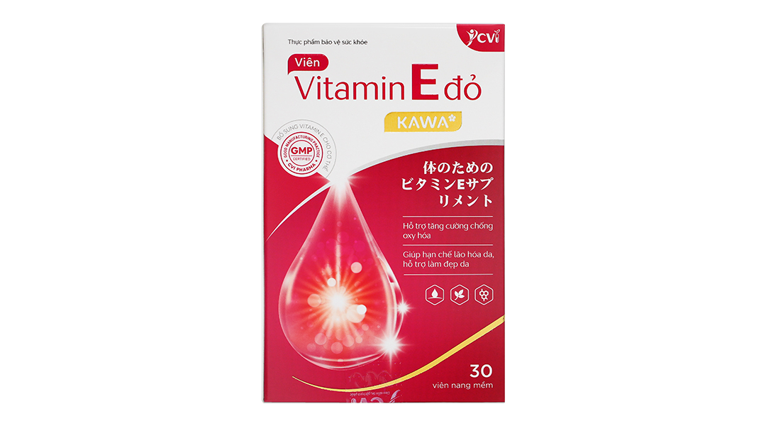 Vitamin E đỏ Kawa có tác dụng gì và công dụng như thế nào?