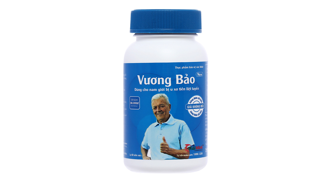 Vương Bảo hỗ trợ giảm tuyến tiền liệt