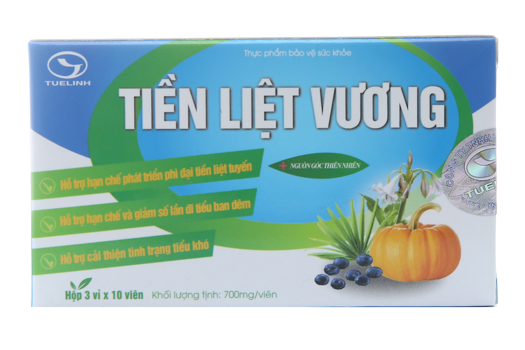 Tiền Liệt Vương ngừa u xơ trong tuyến tiền liệt