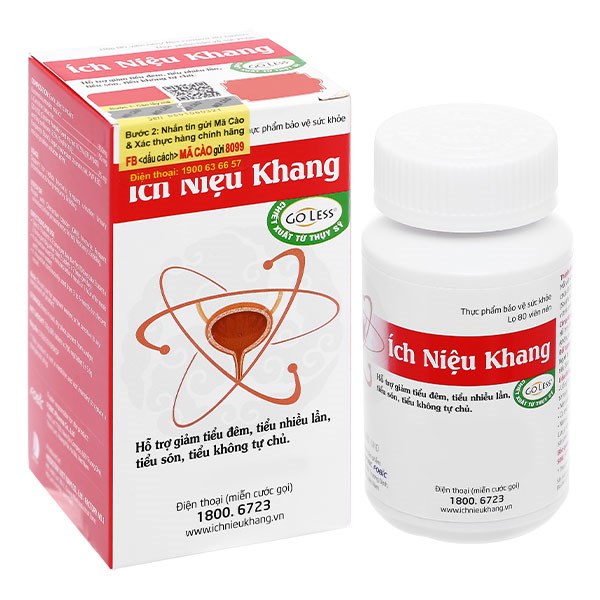 Ích Niệu Khang hộp 80 viên
