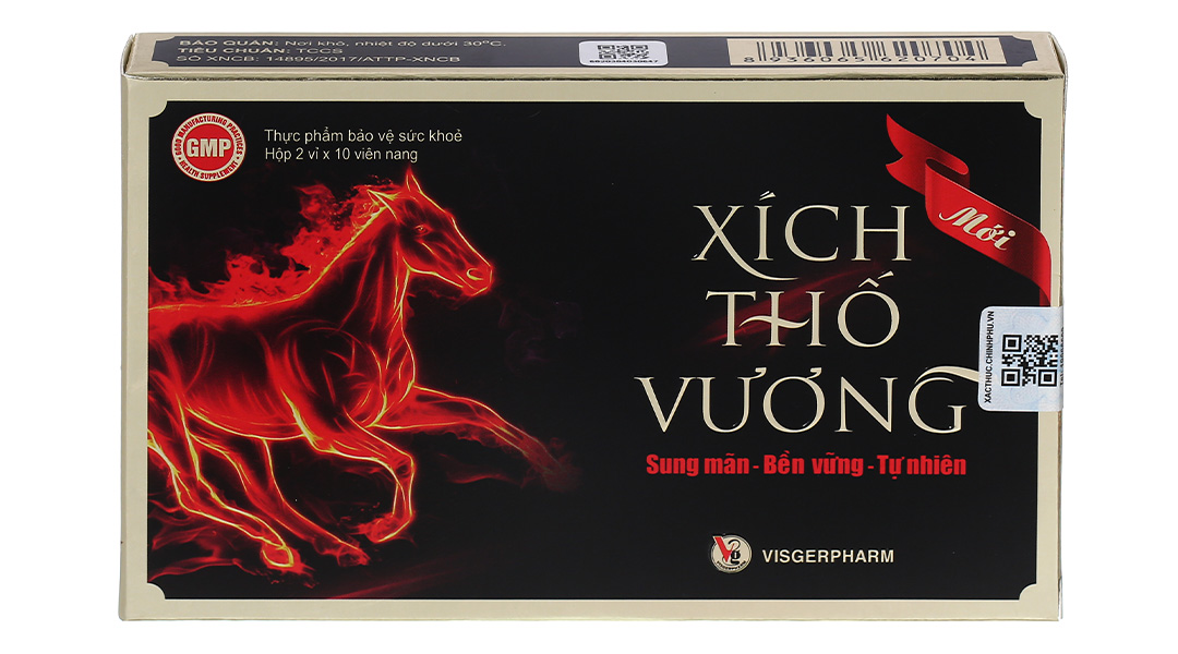 Xích Thố Vương bổ thận, tráng dương, tăng cường sinh lực