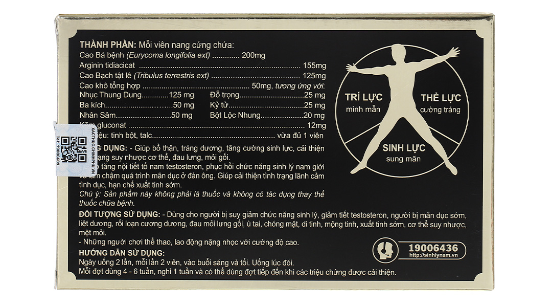 Xích Thố Vương bổ thận, tráng dương, tăng cường sinh lực