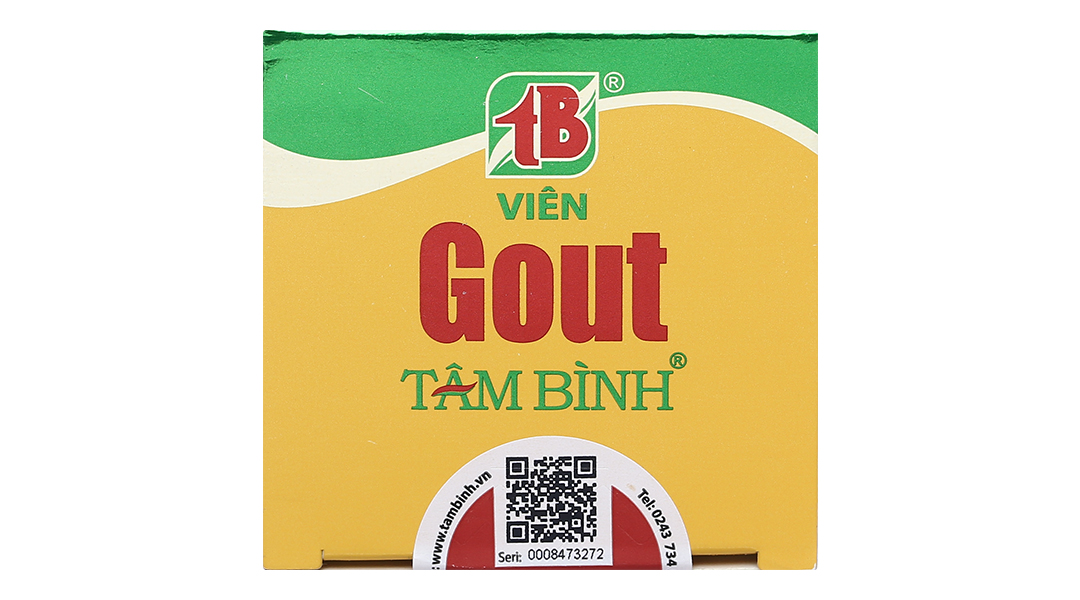 Viên Gout Tâm Bình giảm triệu chứng đau do gout