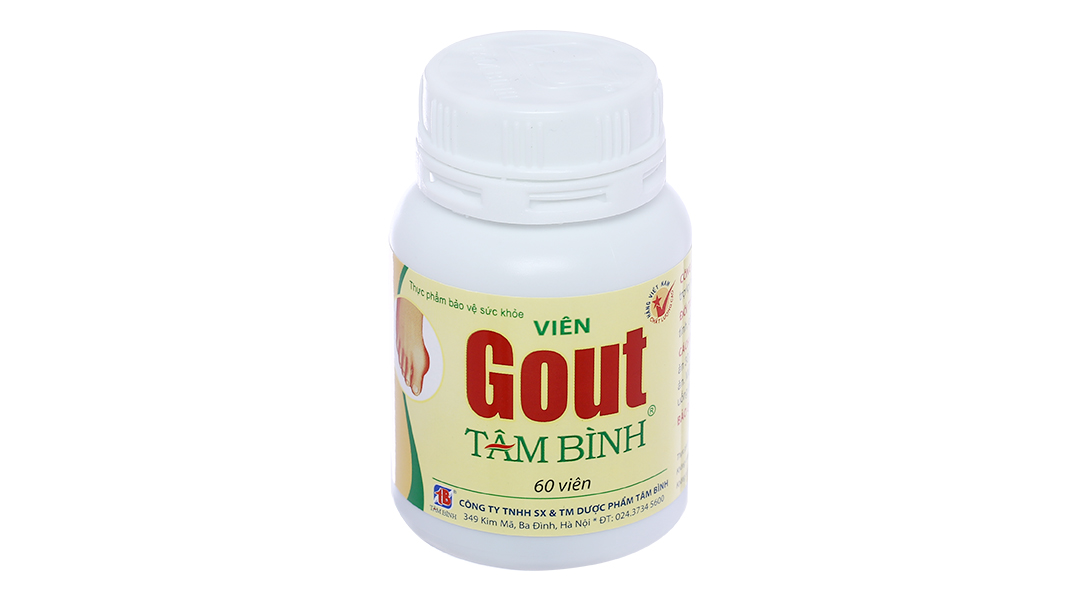 Viên Gout Tâm Bình giảm triệu chứng đau do gout