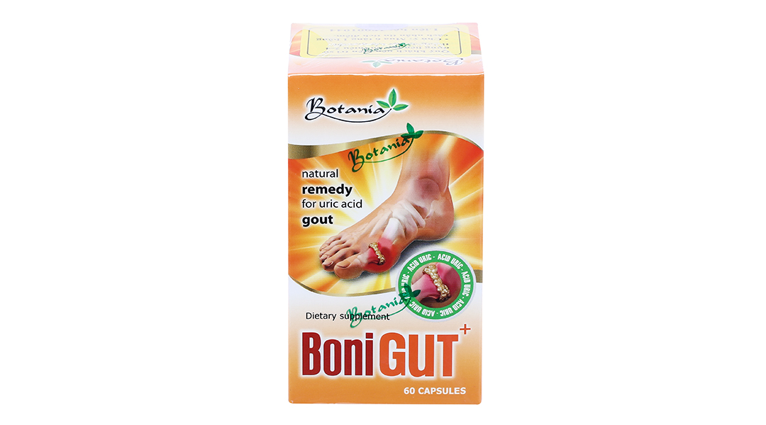 Boni Gut giúp đào thải acid uric, hỗ trợ điều trị bệnh gút