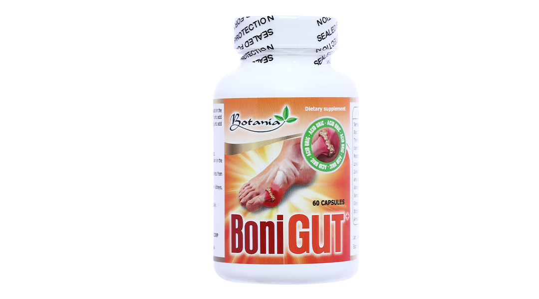 Boni Gut giúp đào thải acid uric, hỗ trợ điều trị bệnh gút