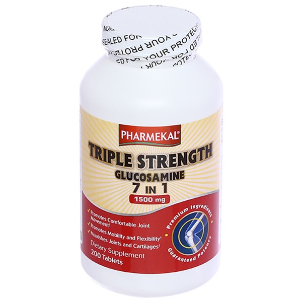 Triple Strength Glucosamin Pharmekal hộp 200v
