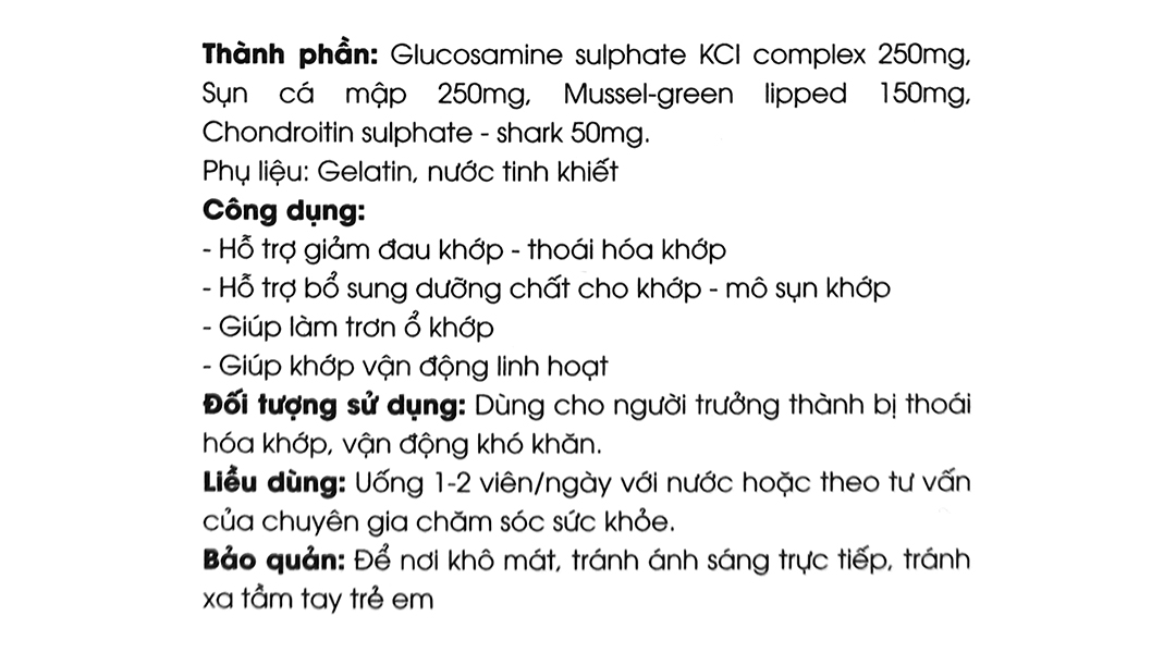 Alltimes Care 4 in one joint giảm đau khớp, thoái hóa khớp