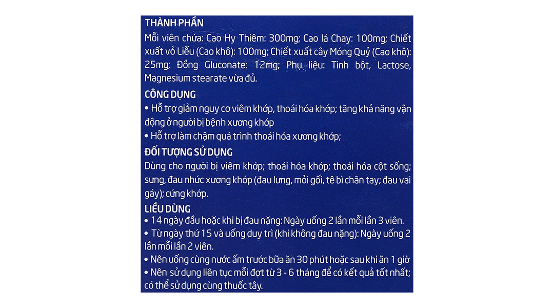Bách Niên Kiện giảm nguy cơ viêm khớp, thoái hóa khớp