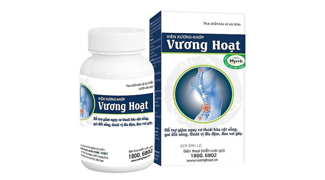 Vương Hoạt giảm nguy cơ thoái hóa cột sống, đau vai gáy