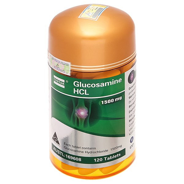 Thực phẩm bảo vệ sức khỏe Costar Glucosamine HCL 1500mg