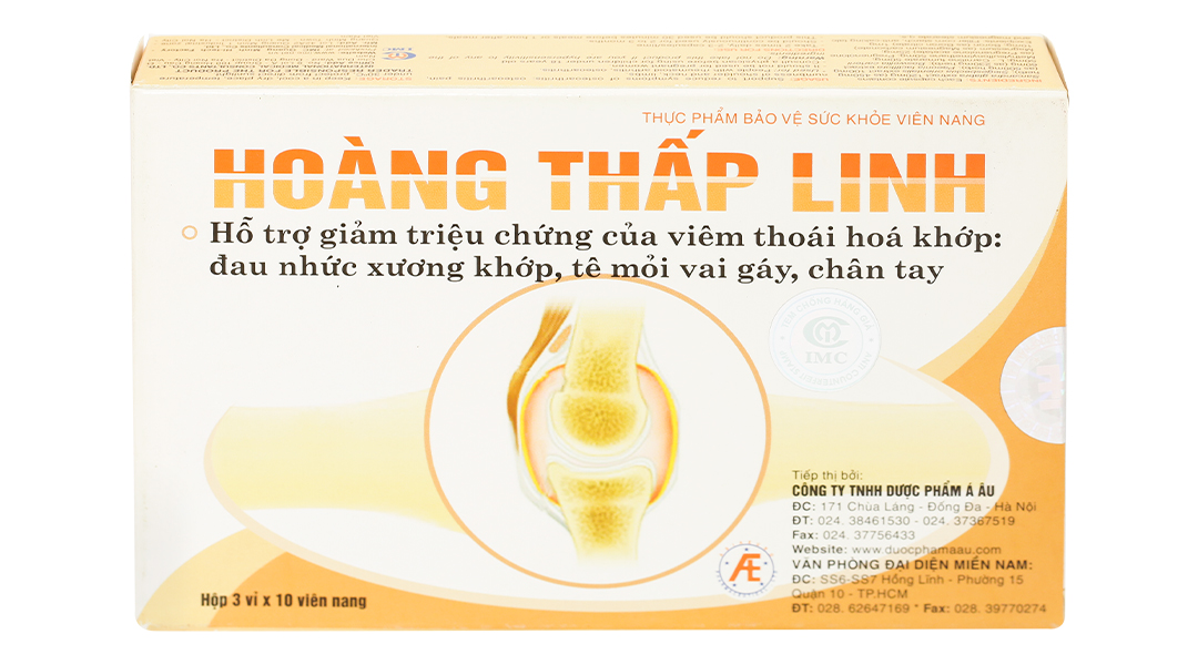 Hoàng Thấp Linh hỗ trợ giảm đau nhức xương khớp, tê mỏi vai gáy