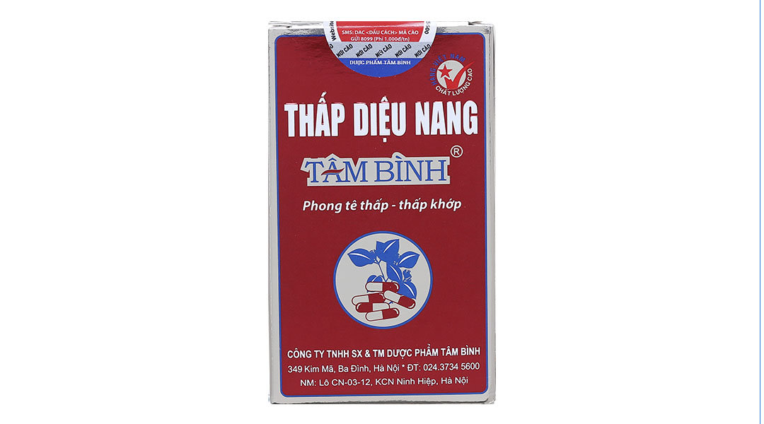 Thấp Diệu Nang Tâm Bình hỗ trợ giảm đau thần kinh tọa