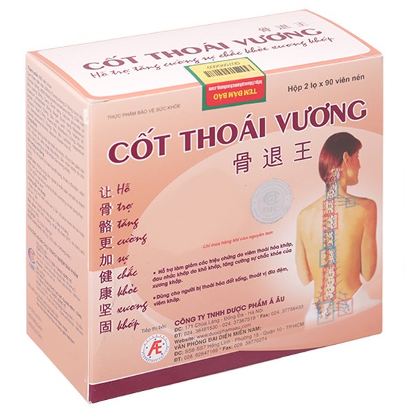 Cốt Thoái Vương hộp 2 lọ x 90 viên