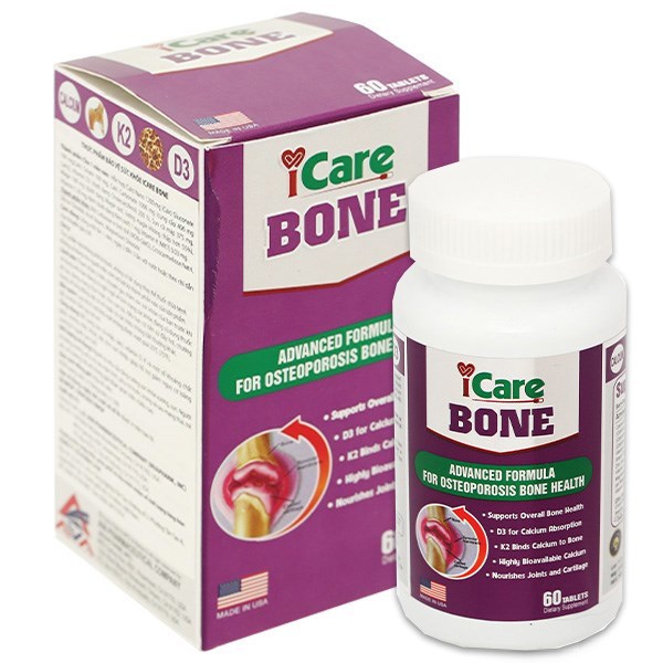Thực phẩm bảo vệ sức khỏe Icare bone