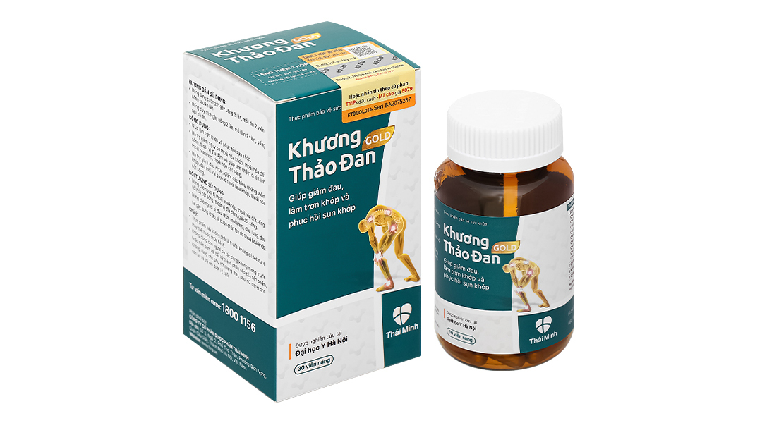 Khương Thảo Đan Gold giúp giảm triệu chứng thoái hóa khớp lọ 120 viên - 18
