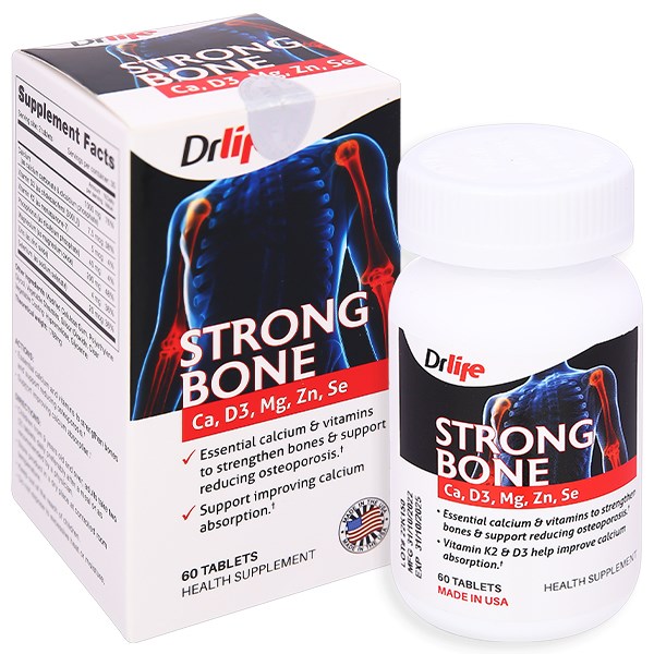 Thực phẩm bảo vệ sức khỏe Drlife Strong Bone