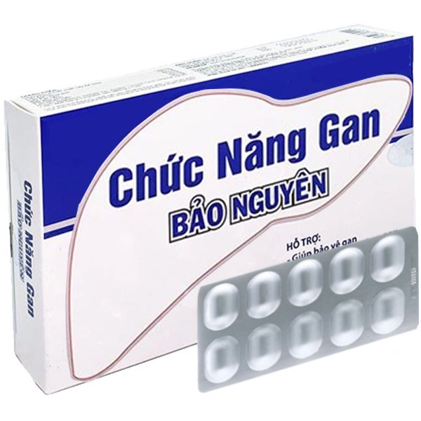 Chức Năng Gan Bảo Nguyên hỗ trợ giải độc gan, hạ men gan hộp 30 viên