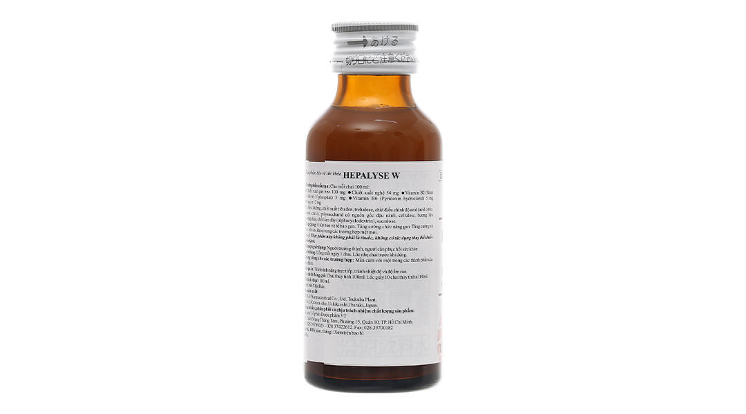 Nước uống Hepalyse W hỗ trợ giải độc gan do bia rượu