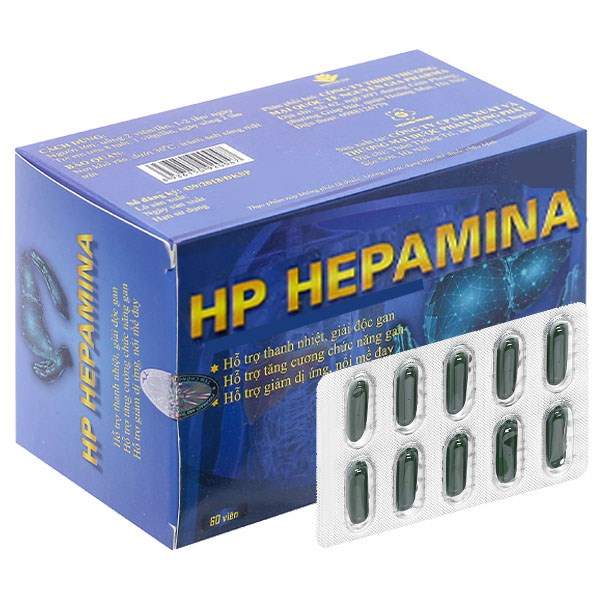 HP Hepamina hỗ trợ giải độc, tăng cường chức năng gan