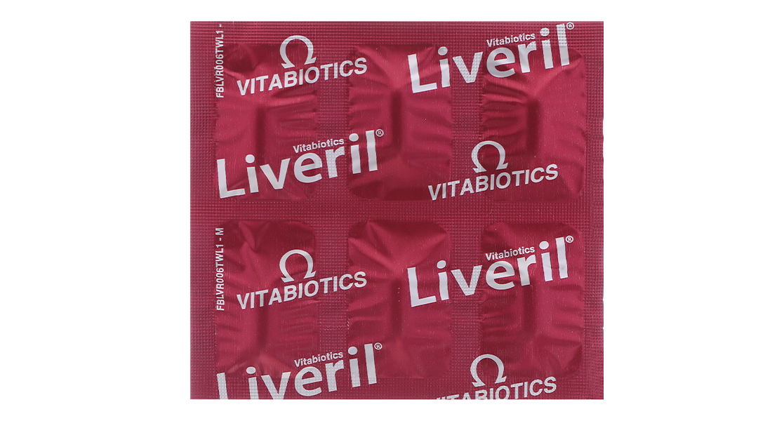 Viên uống hỗ trợ giải độc gan Vitabiotics Liveril hộp 30 viên