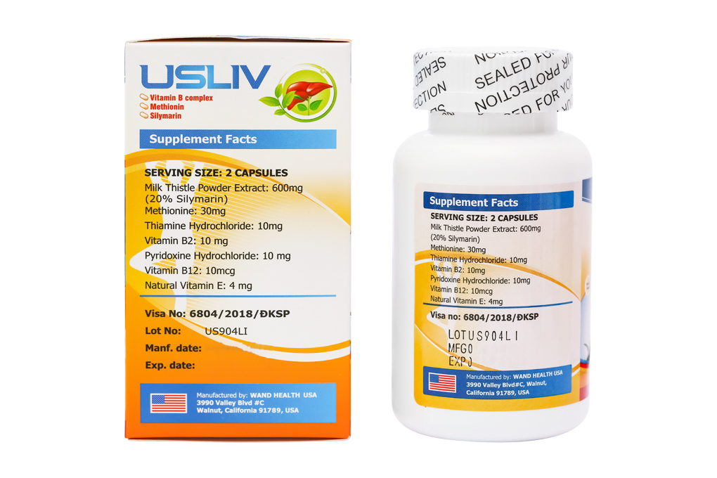 Công dụng và công thức chế tạo thuốc bổ gan usliv phổ biến trên thị trường