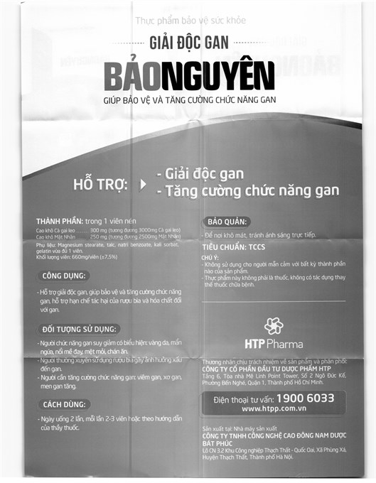 Giải Độc Gan Bảo Nguyên hỗ trợ tăng cường chức năng gan
