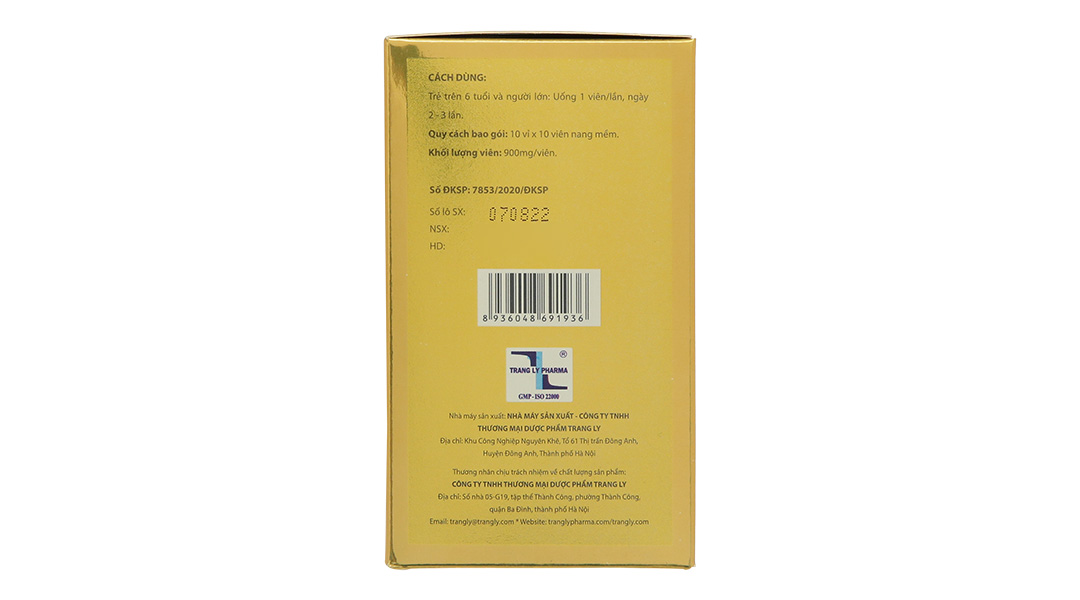 TralyArginin hỗ trợ giải độc gan, tăng cường chức năng gan