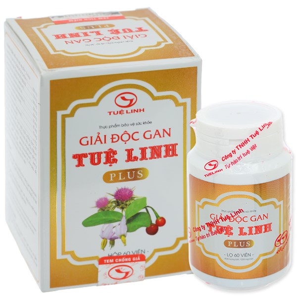 GiảI Độc Gan Tuệ Linh Plus hộp 60 viên